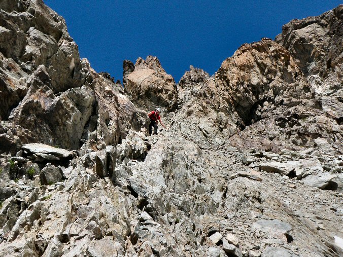 Aretes Cineastes 058.jpg - Thib me rejoint jusqu'au glacier